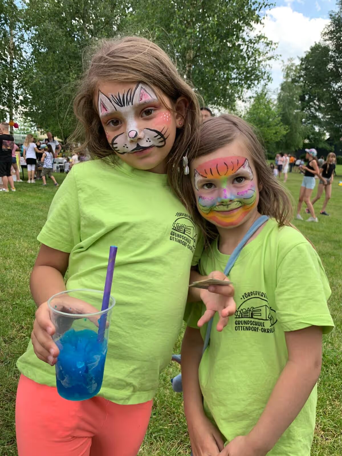 Kinderschminken beim Kinderfest