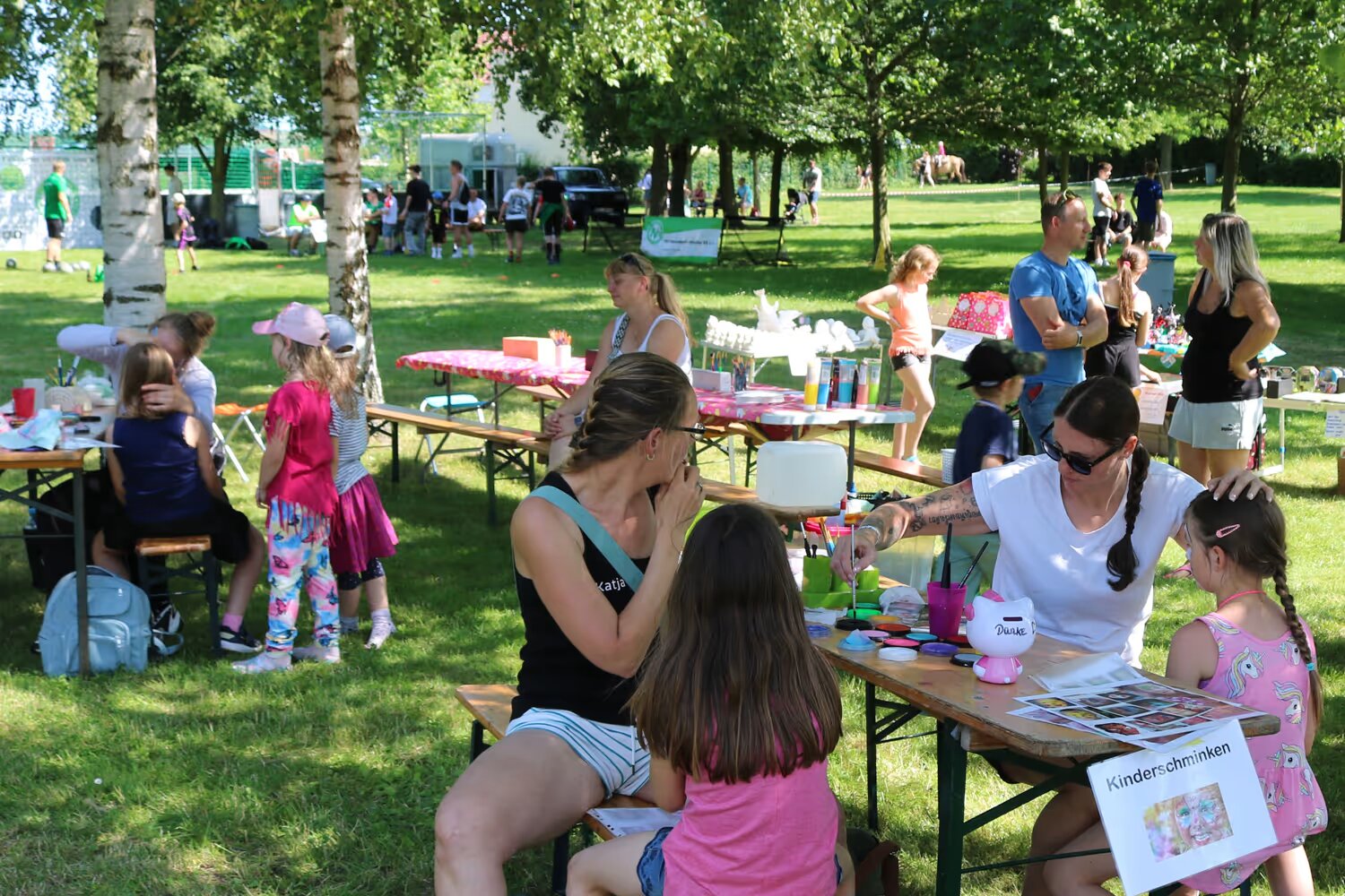 Hort-Spiele beim Kinderfest