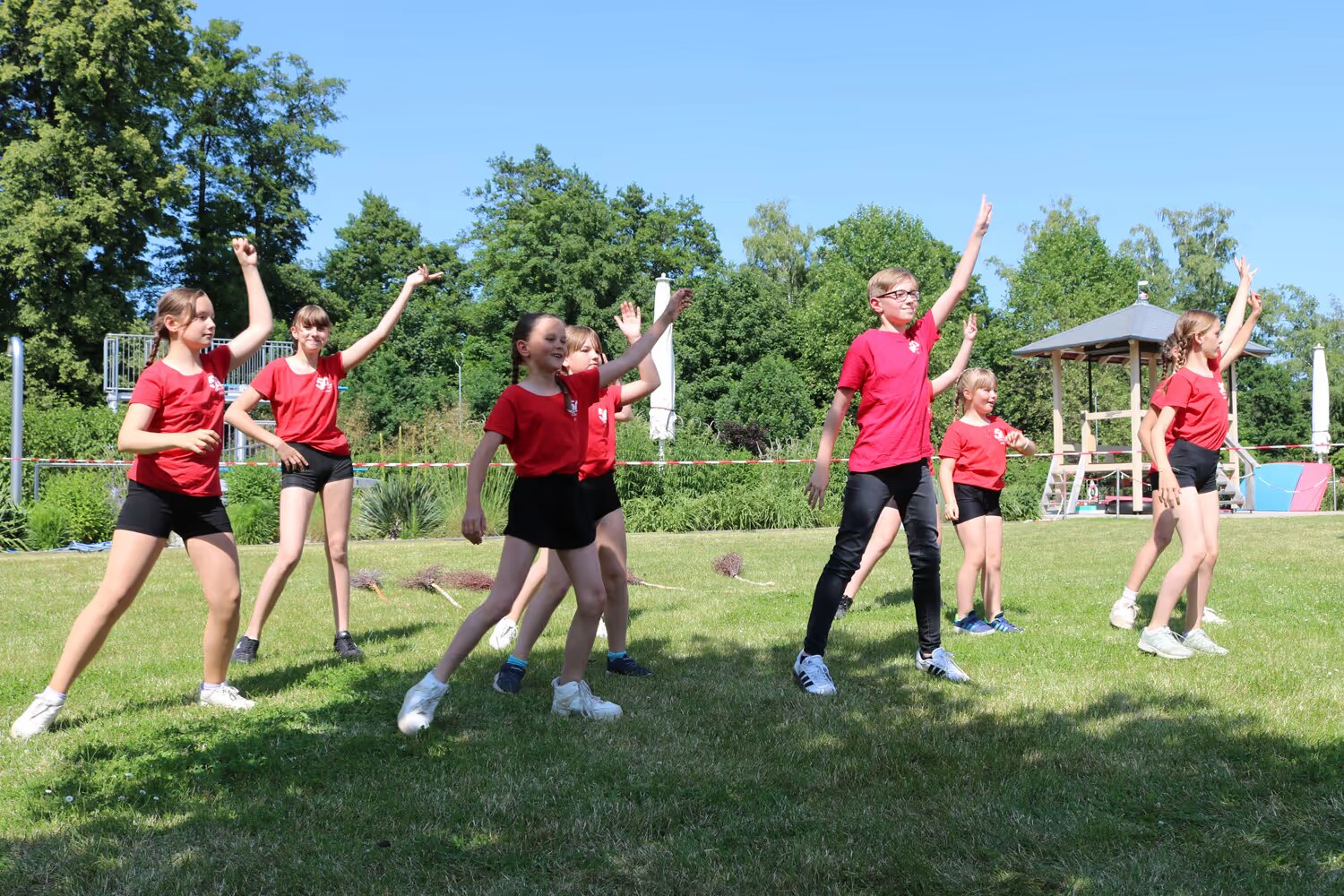 Kindersport beim Kinderfest